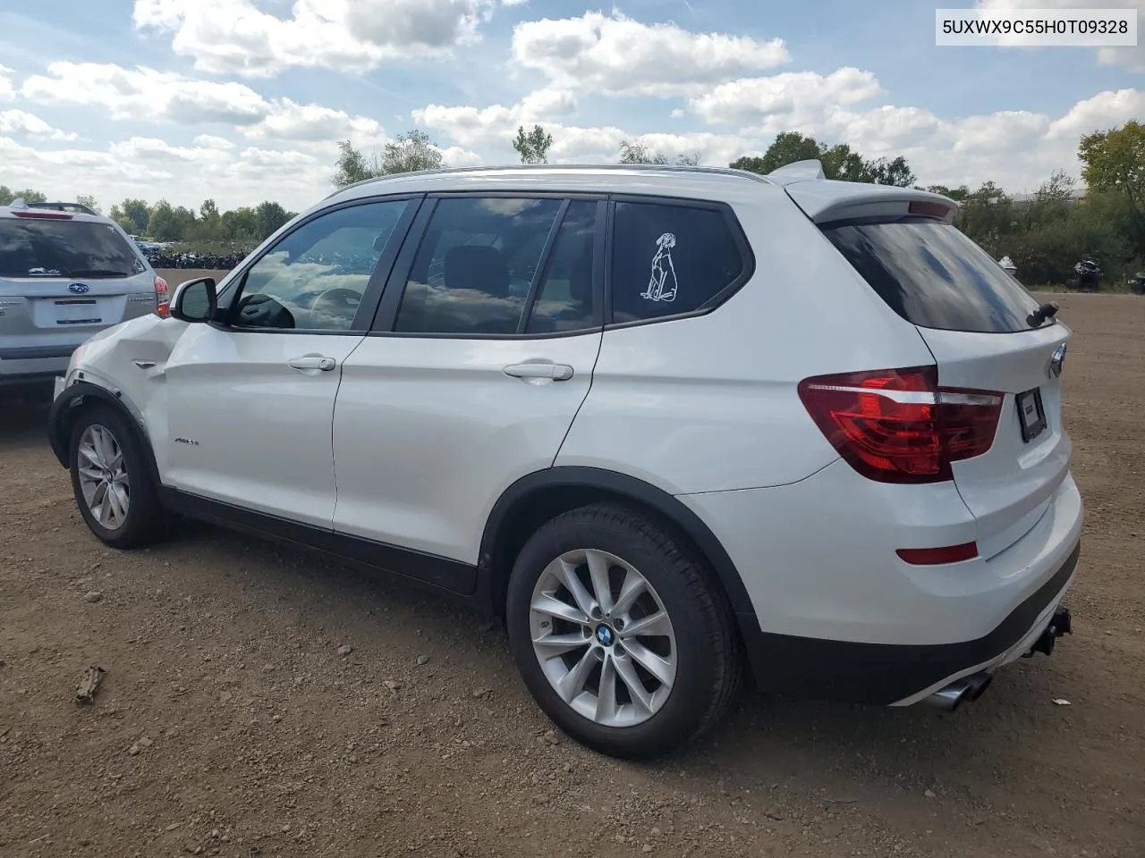 2017 BMW X3 xDrive28I VIN: 5UXWX9C55H0T09328 Lot: 71170664