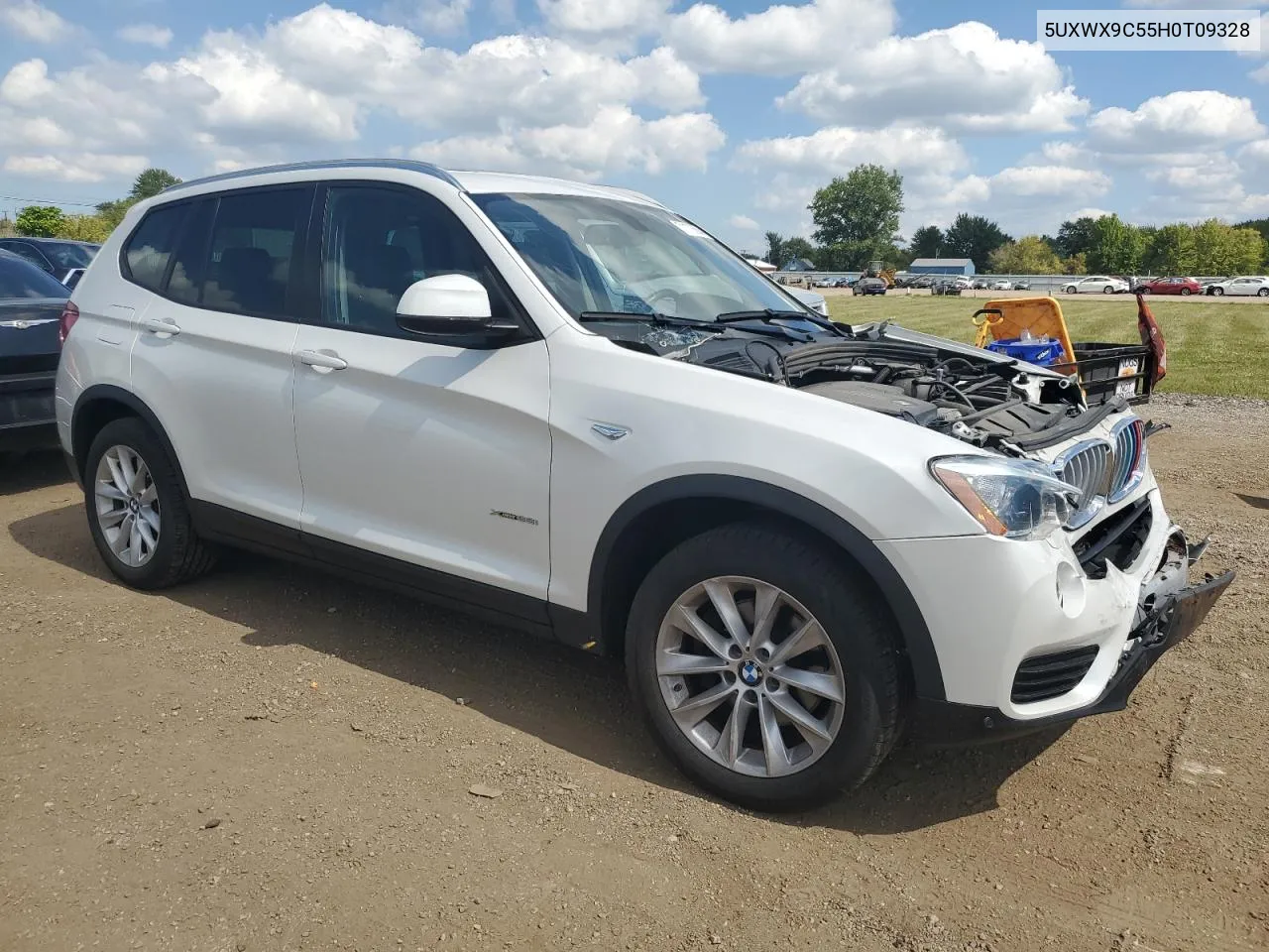 2017 BMW X3 xDrive28I VIN: 5UXWX9C55H0T09328 Lot: 71170664