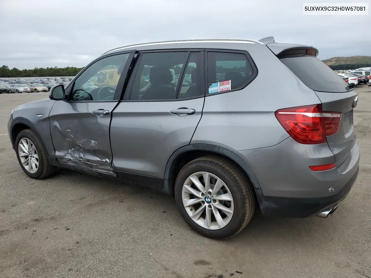 2017 BMW X3 xDrive28I VIN: 5UXWX9C32H0W67081 Lot: 71222064