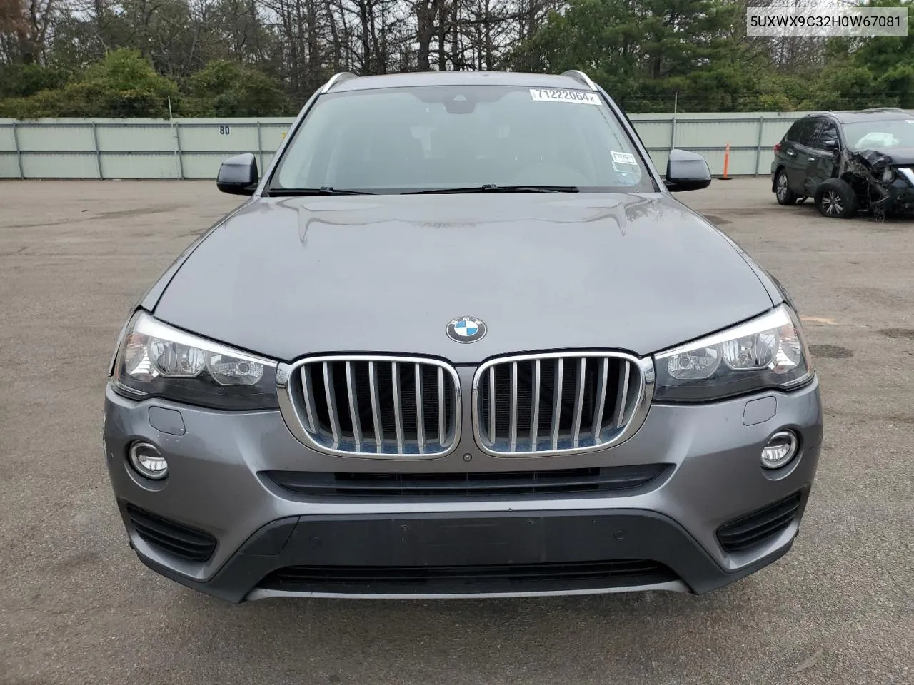 2017 BMW X3 xDrive28I VIN: 5UXWX9C32H0W67081 Lot: 71222064