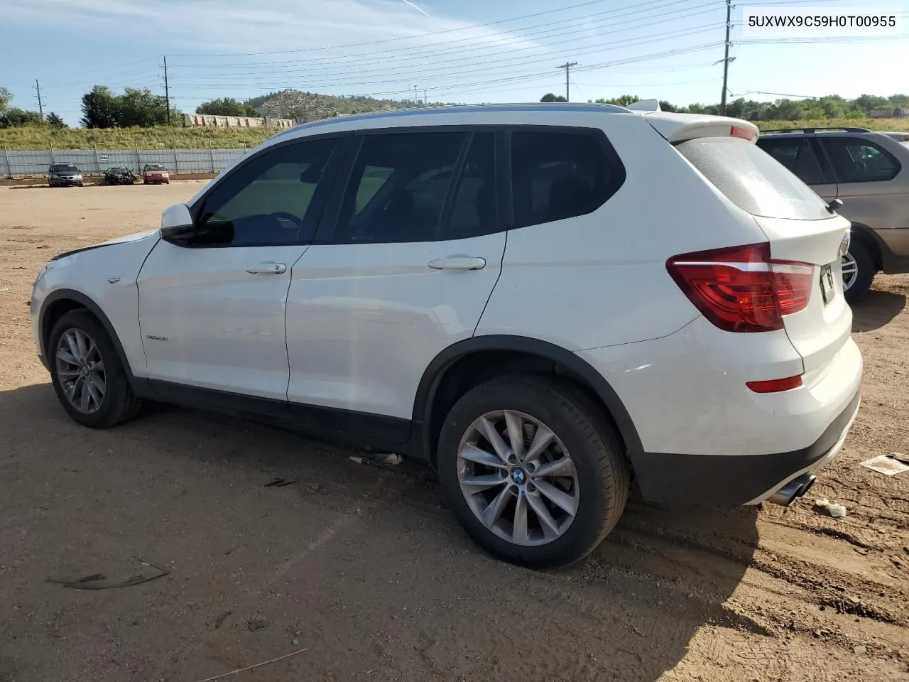 2017 BMW X3 xDrive28I VIN: 5UXWX9C59H0T00955 Lot: 71311014