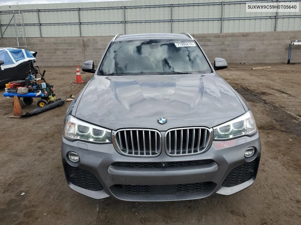 2017 BMW X3 xDrive28I VIN: 5UXWX9C59H0T05640 Lot: 71593214