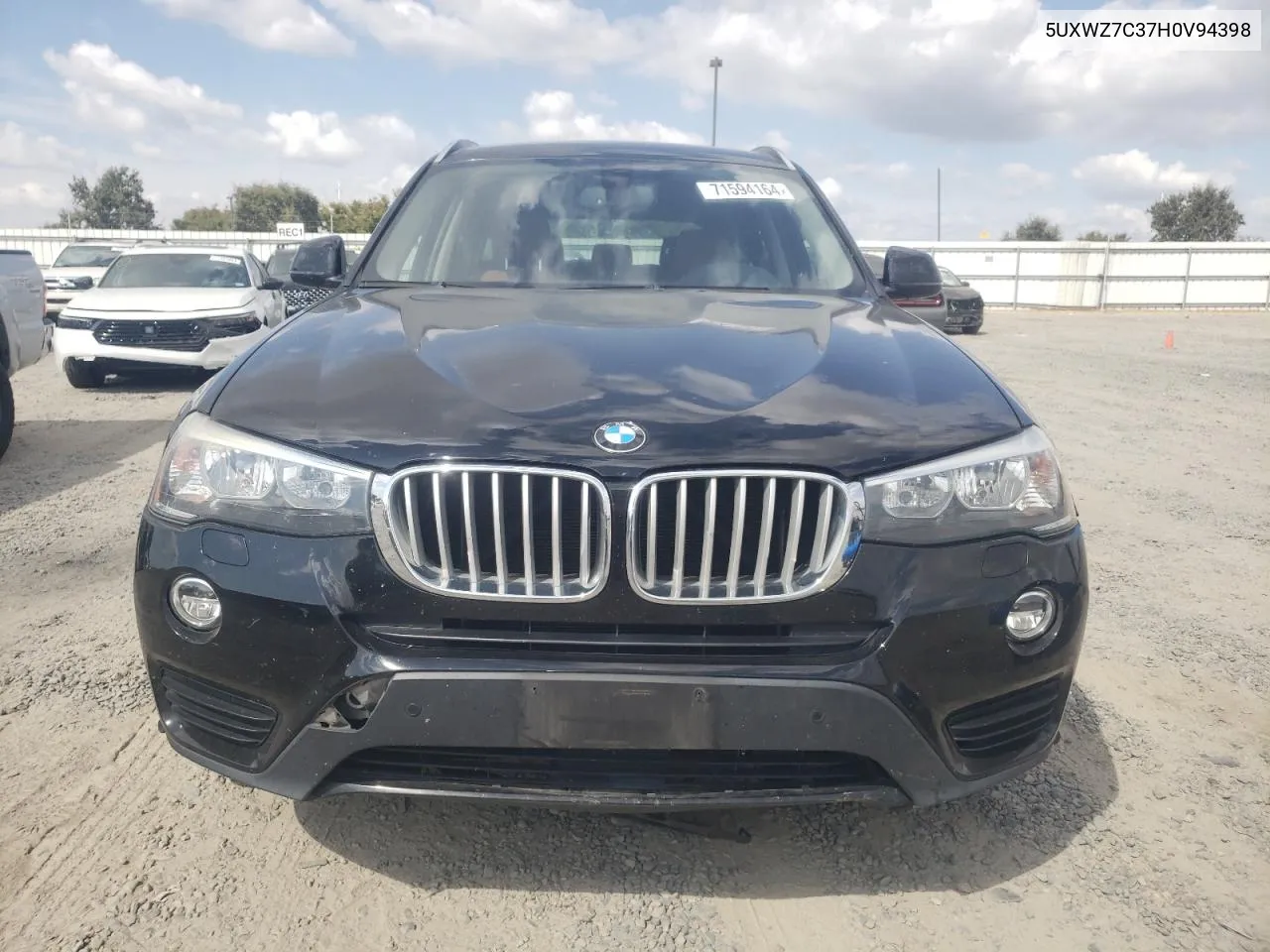 2017 BMW X3 Sdrive28I VIN: 5UXWZ7C37H0V94398 Lot: 71594164