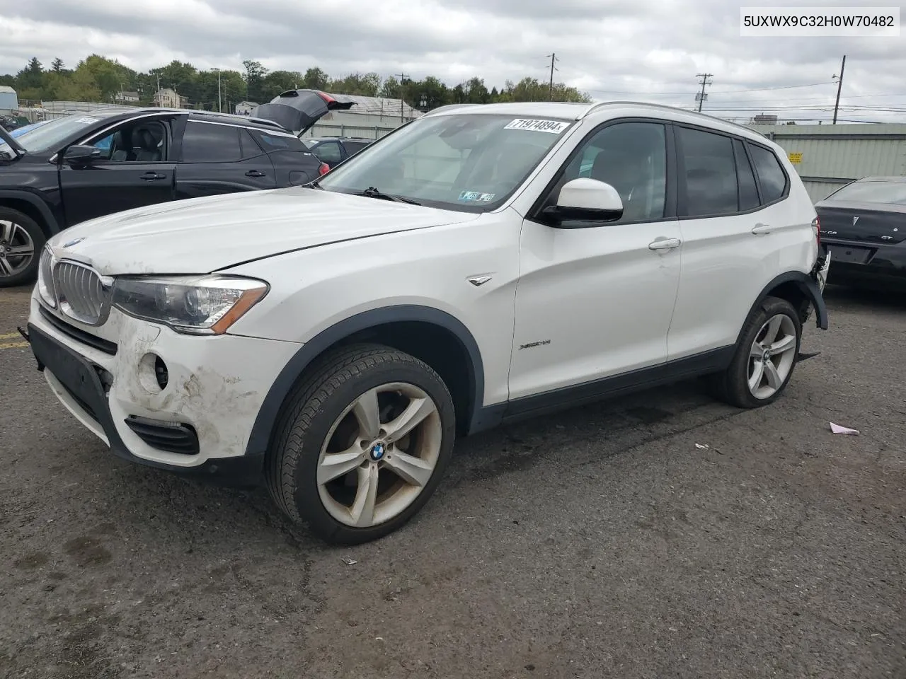 2017 BMW X3 xDrive28I VIN: 5UXWX9C32H0W70482 Lot: 71974894