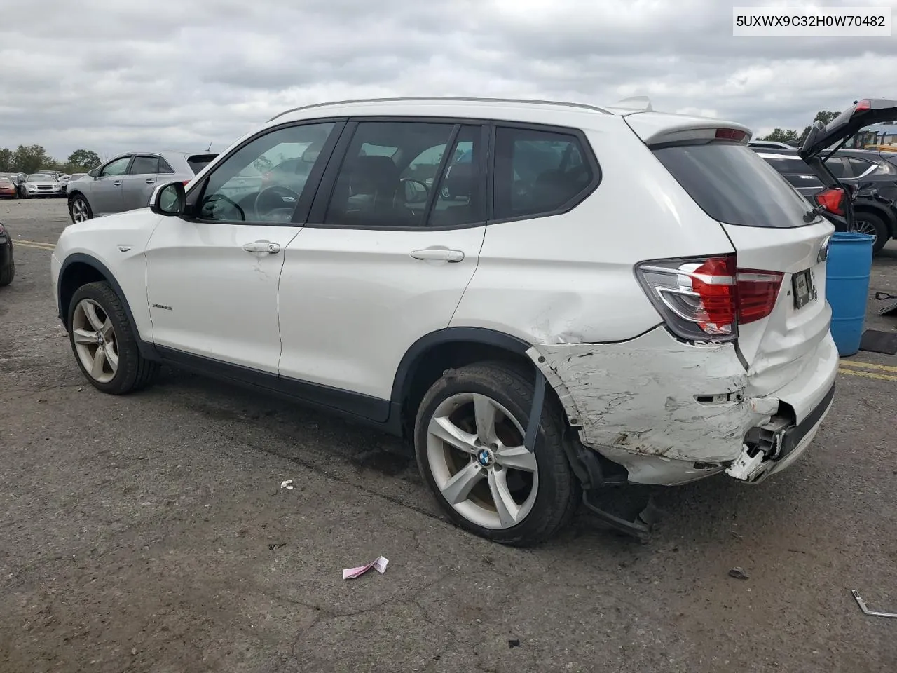 2017 BMW X3 xDrive28I VIN: 5UXWX9C32H0W70482 Lot: 71974894