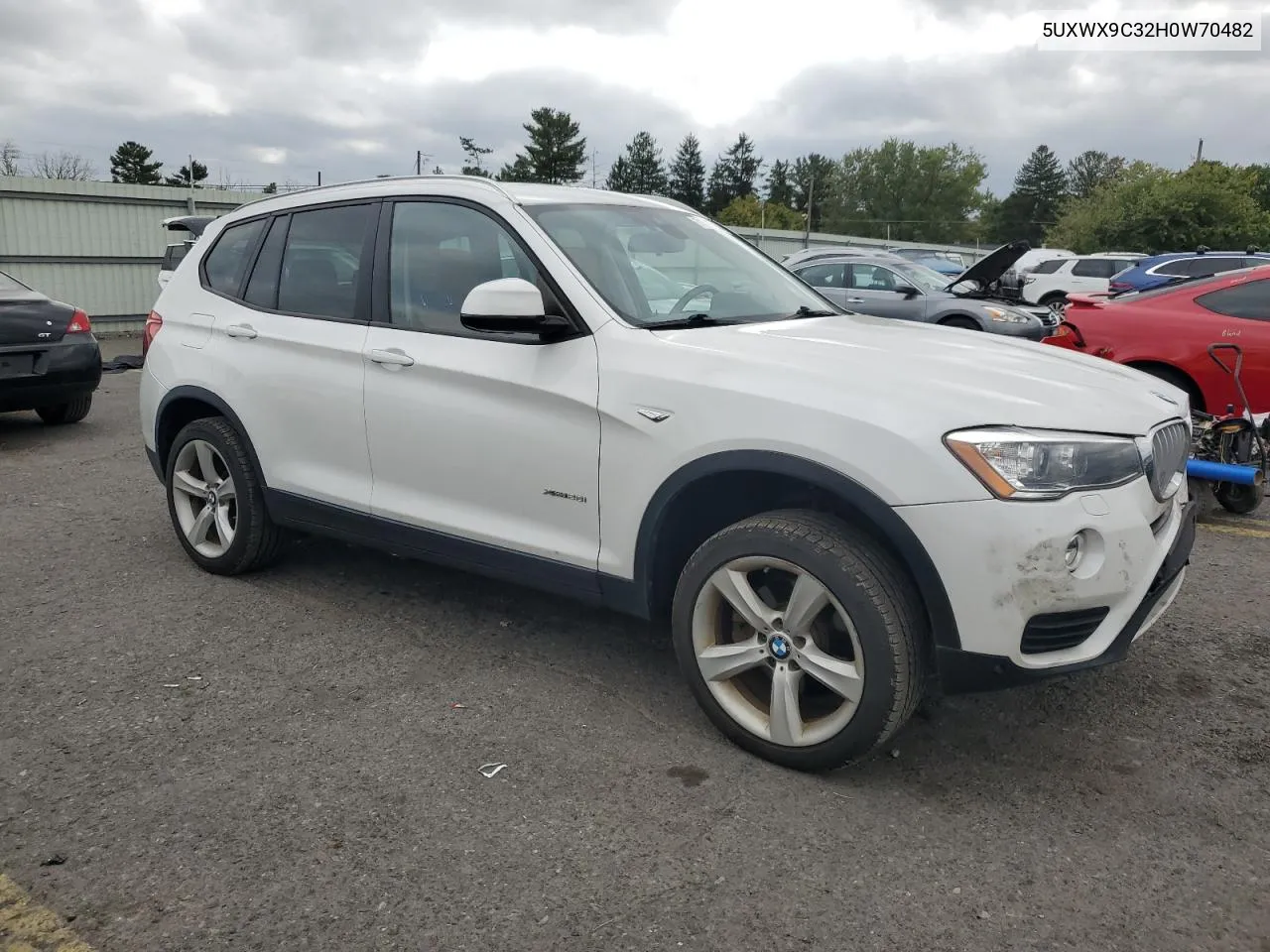 2017 BMW X3 xDrive28I VIN: 5UXWX9C32H0W70482 Lot: 71974894