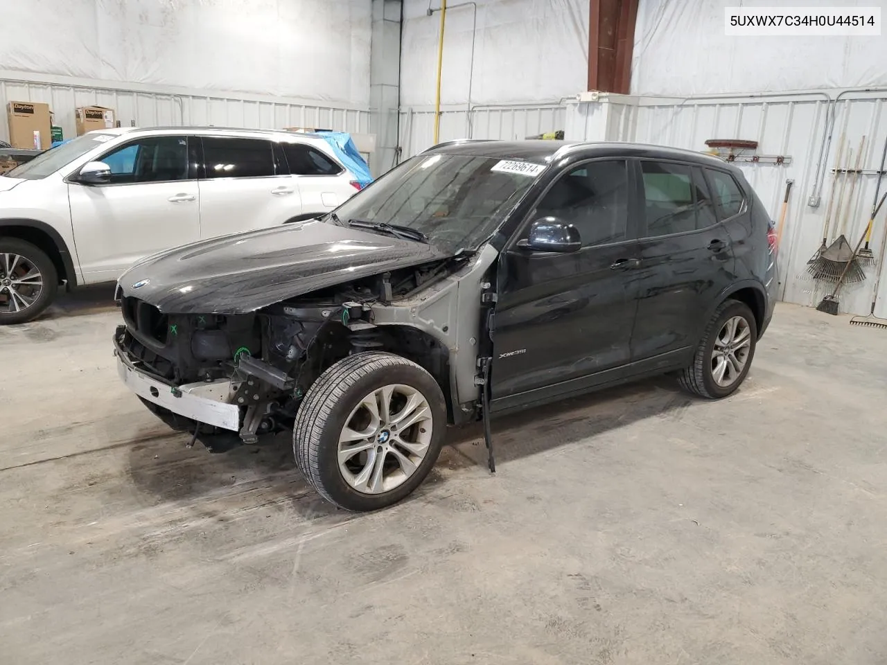 2017 BMW X3 xDrive35I VIN: 5UXWX7C34H0U44514 Lot: 72269614