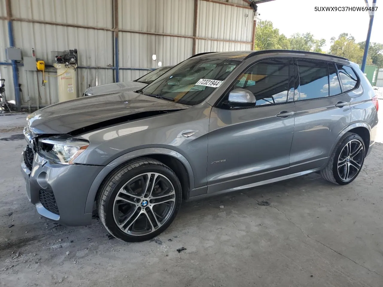 2017 BMW X3 xDrive28I VIN: 5UXWX9C37H0W69487 Lot: 72321944