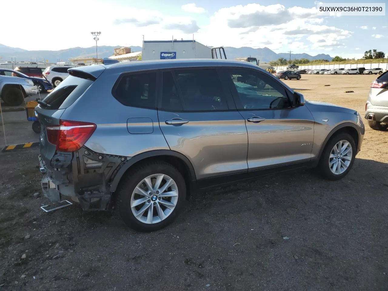 2017 BMW X3 xDrive28I VIN: 5UXWX9C36H0T21390 Lot: 72405884