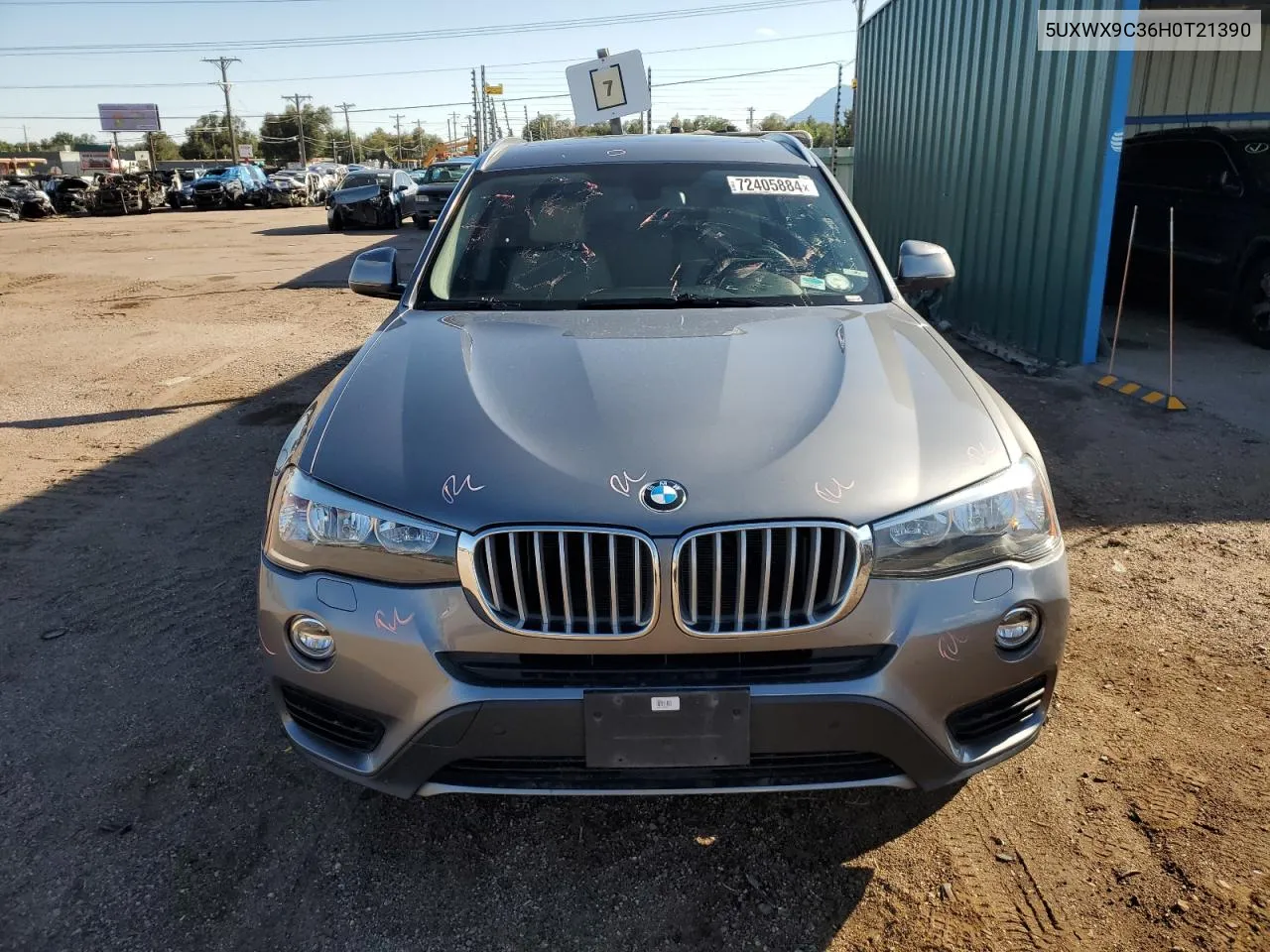 2017 BMW X3 xDrive28I VIN: 5UXWX9C36H0T21390 Lot: 72405884