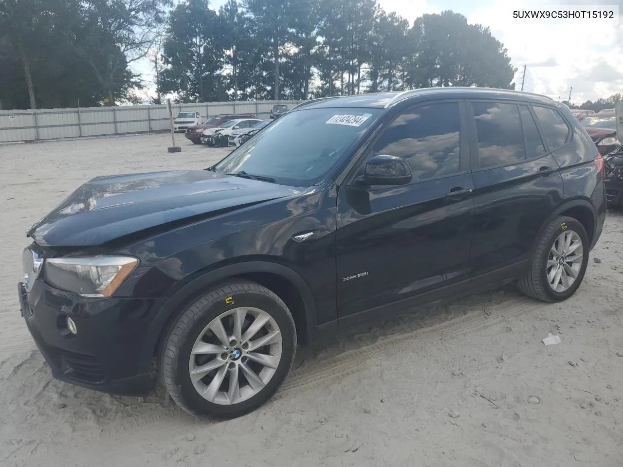 5UXWX9C53H0T15192 2017 BMW X3 xDrive28I