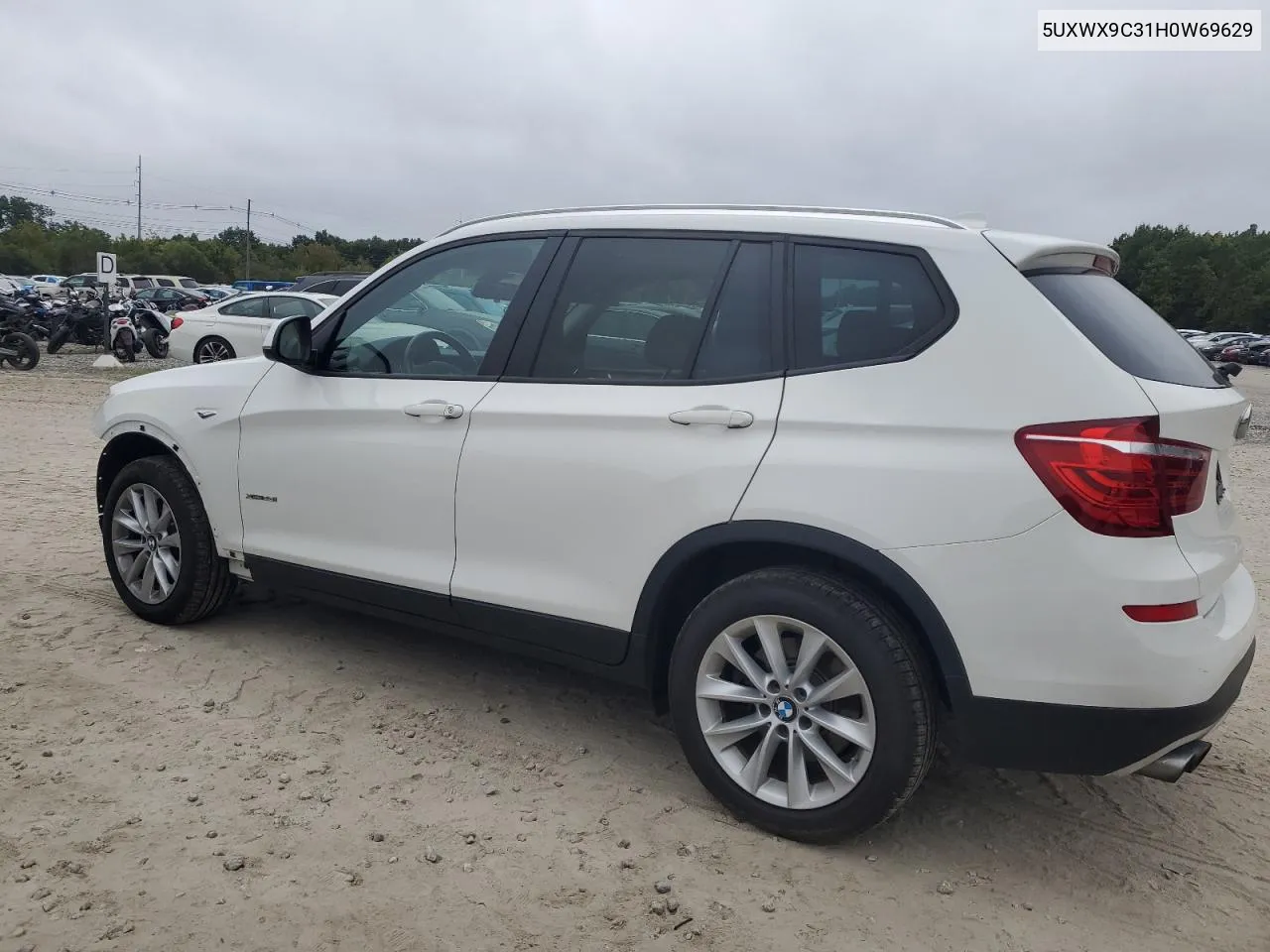 2017 BMW X3 xDrive28I VIN: 5UXWX9C31H0W69629 Lot: 72559134