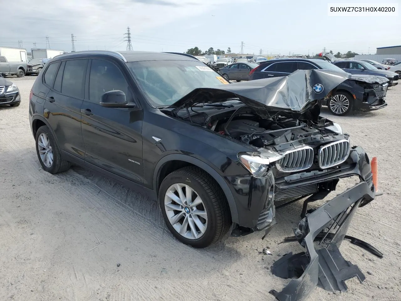 2017 BMW X3 Sdrive28I VIN: 5UXWZ7C31H0X40200 Lot: 76361904