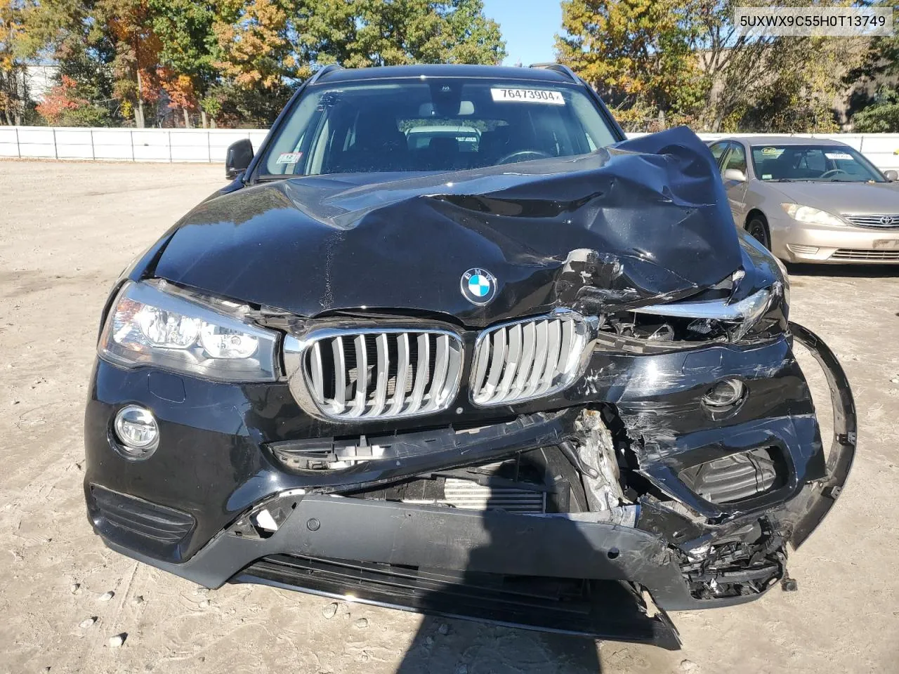 2017 BMW X3 xDrive28I VIN: 5UXWX9C55H0T13749 Lot: 76473904