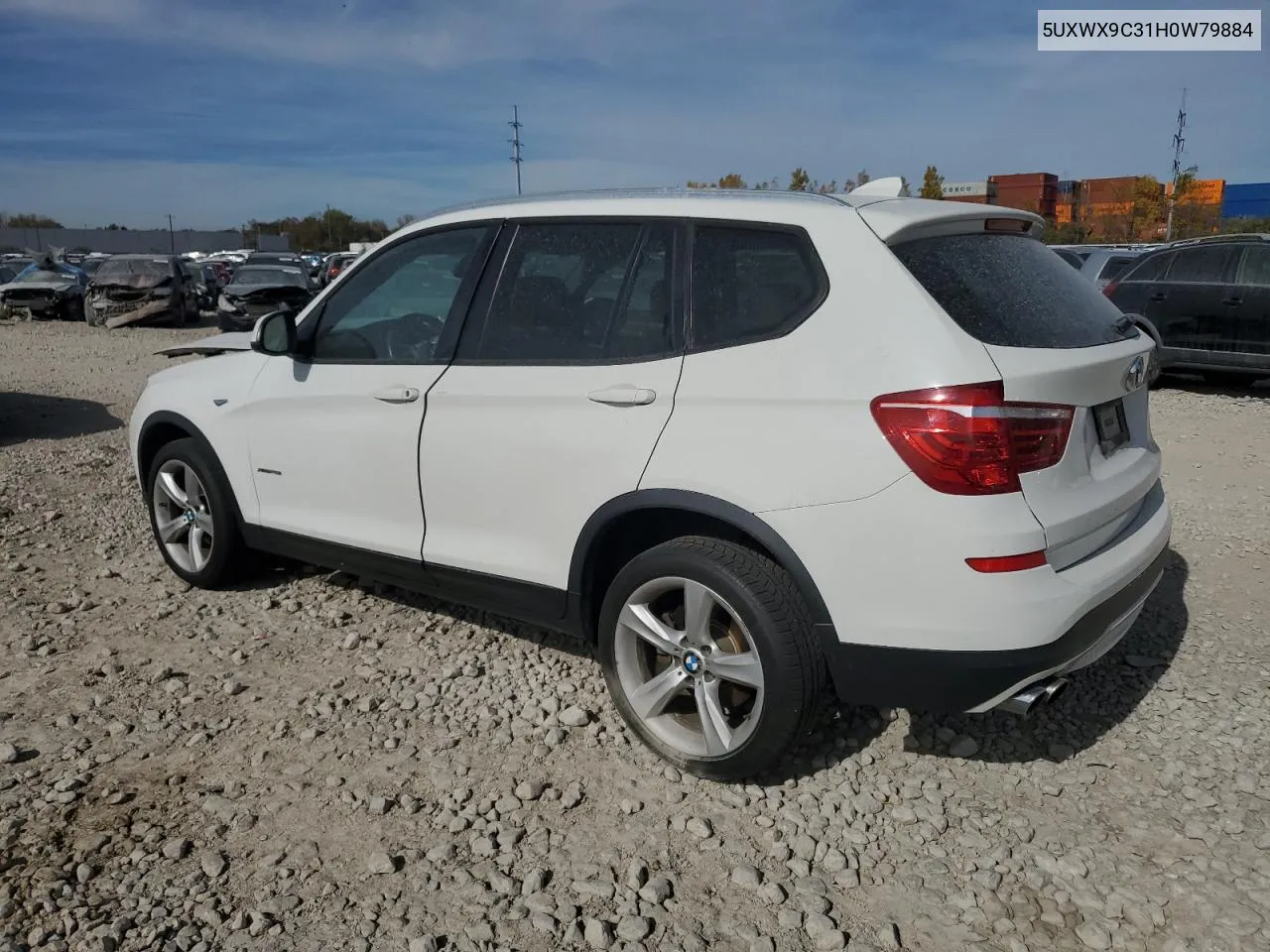 2017 BMW X3 xDrive28I VIN: 5UXWX9C31H0W79884 Lot: 77446124