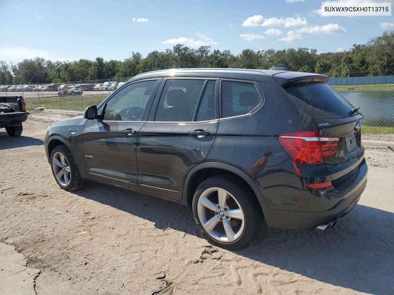 2017 BMW X3 xDrive28I VIN: 5UXWX9C5XH0T13715 Lot: 78049074