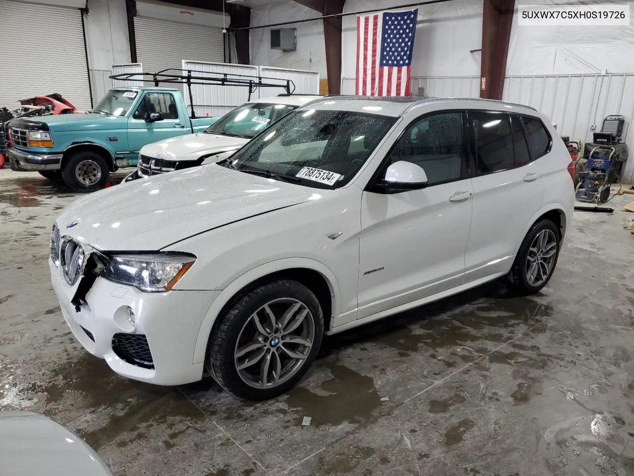 2017 BMW X3 xDrive35I VIN: 5UXWX7C5XH0S19726 Lot: 78875134