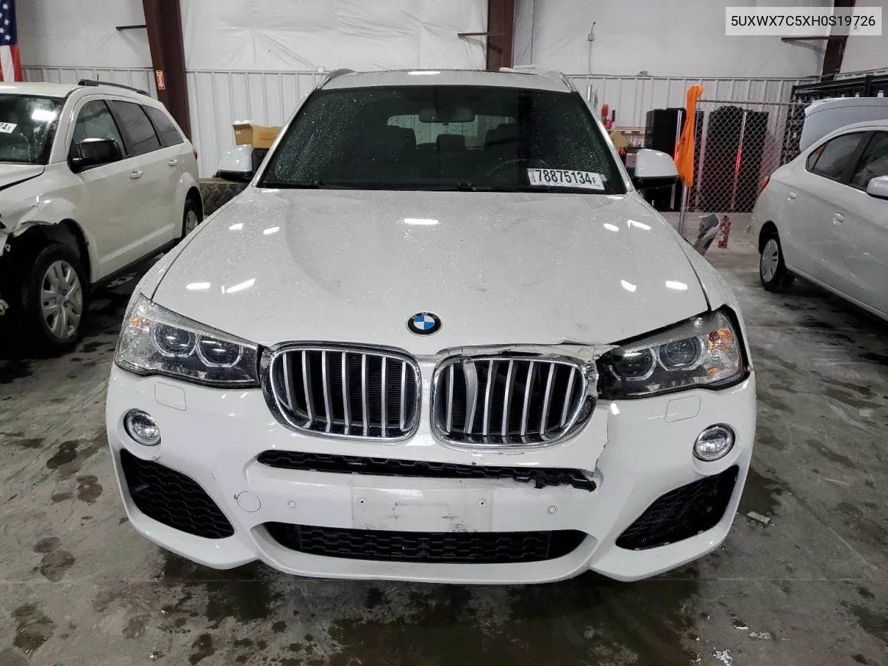 2017 BMW X3 xDrive35I VIN: 5UXWX7C5XH0S19726 Lot: 78875134