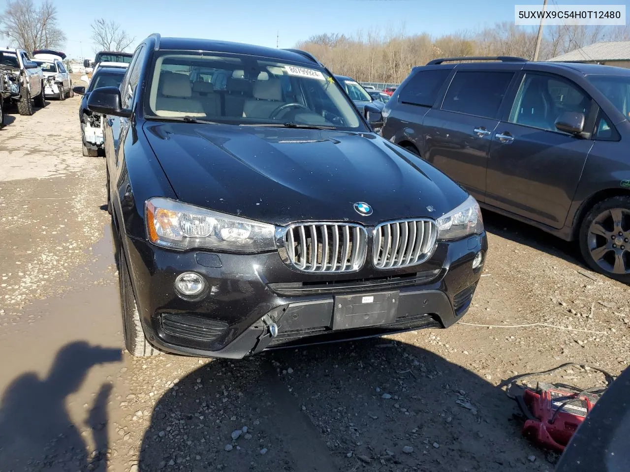 2017 BMW X3 xDrive28I VIN: 5UXWX9C54H0T12480 Lot: 80799924