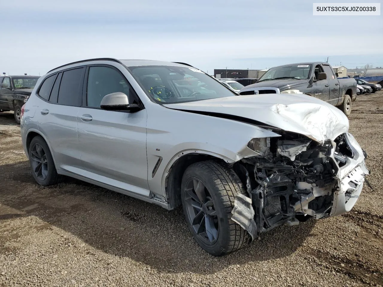 2018 BMW X3 xDrivem40I VIN: 5UXTS3C5XJ0Z00338 Lot: 50649394