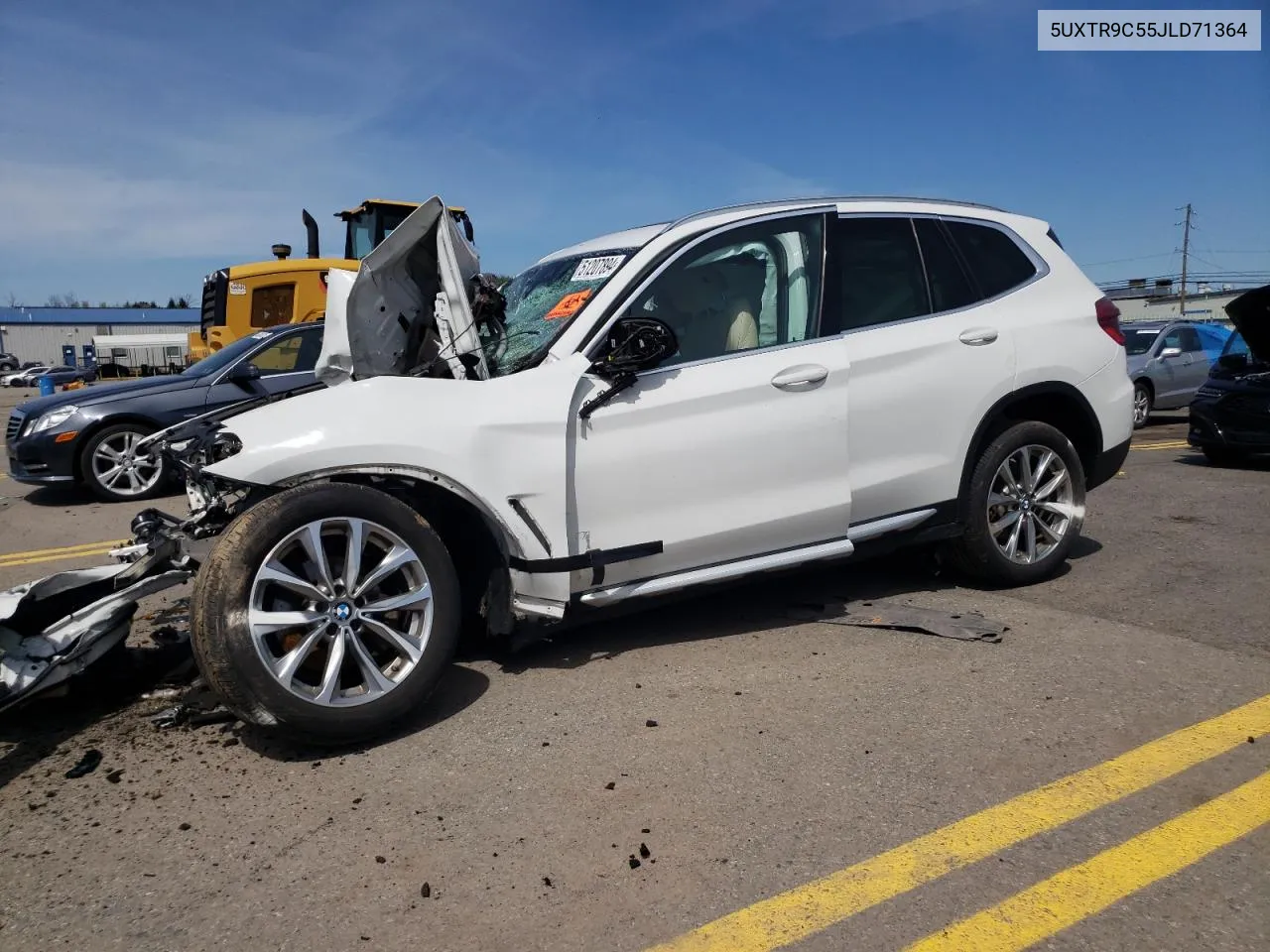 2018 BMW X3 xDrive30I VIN: 5UXTR9C55JLD71364 Lot: 51207894