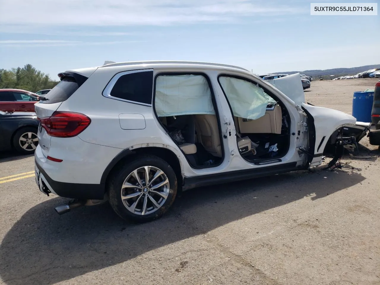 2018 BMW X3 xDrive30I VIN: 5UXTR9C55JLD71364 Lot: 51207894