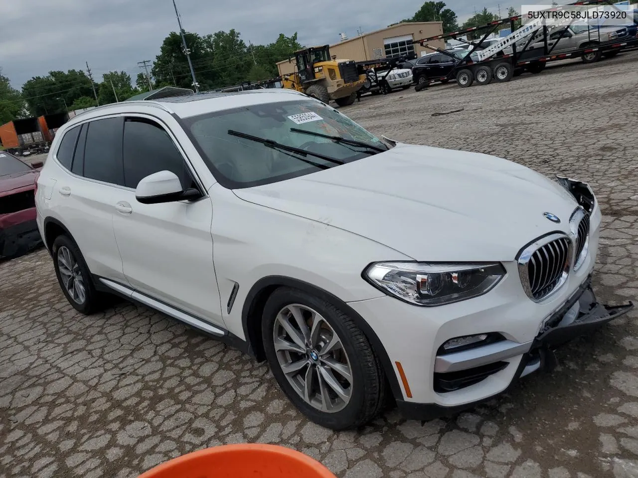 2018 BMW X3 xDrive30I VIN: 5UXTR9C58JLD73920 Lot: 55850944