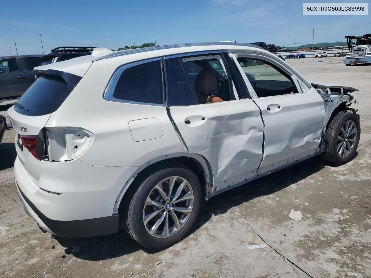 2018 BMW X3 xDrive30I VIN: 5UXTR9C50JLC83998 Lot: 56623774