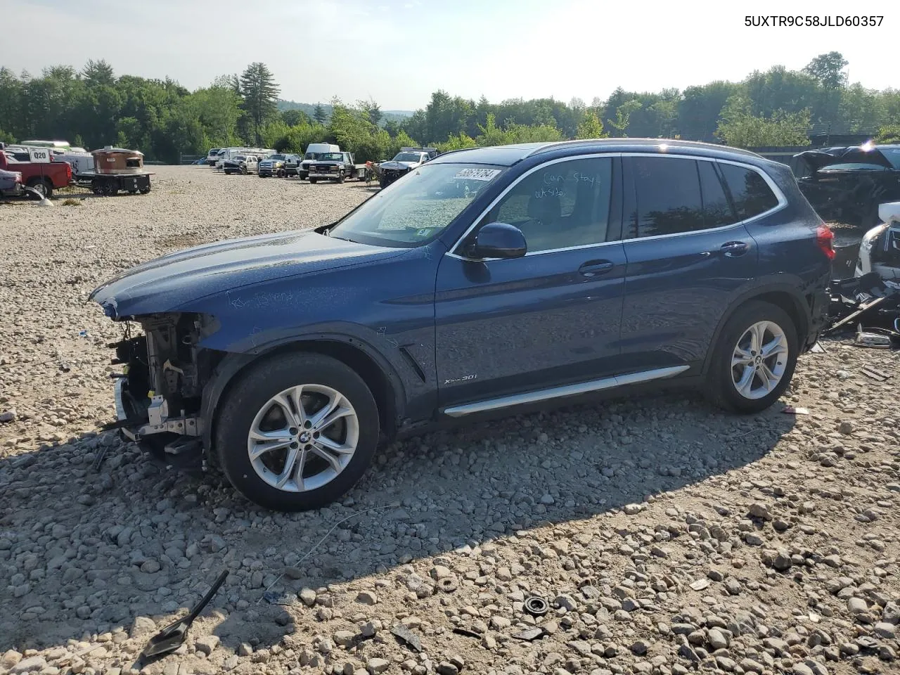 2018 BMW X3 xDrive30I VIN: 5UXTR9C58JLD60357 Lot: 58679764