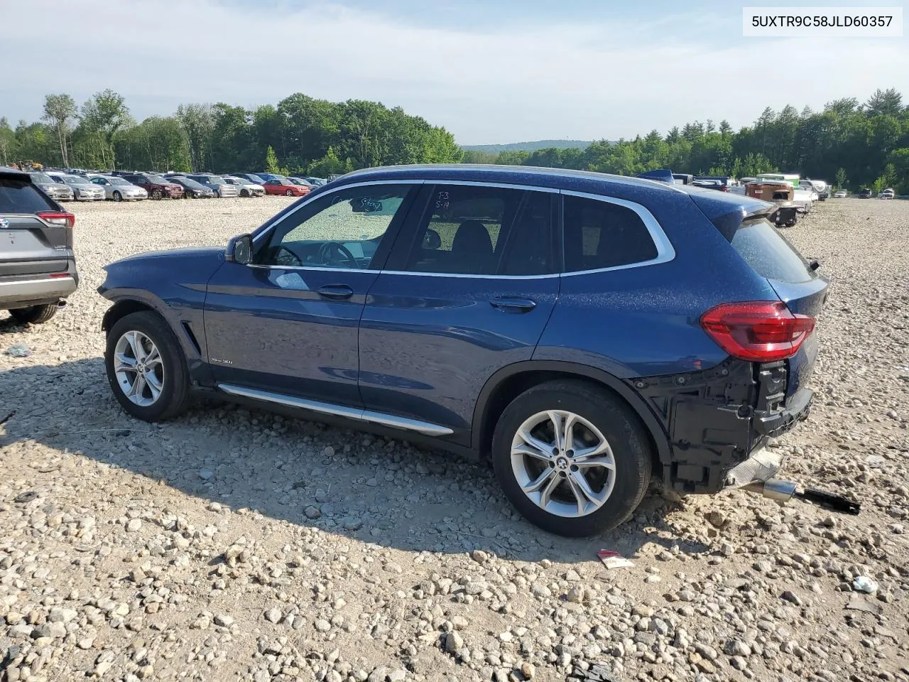 2018 BMW X3 xDrive30I VIN: 5UXTR9C58JLD60357 Lot: 58679764