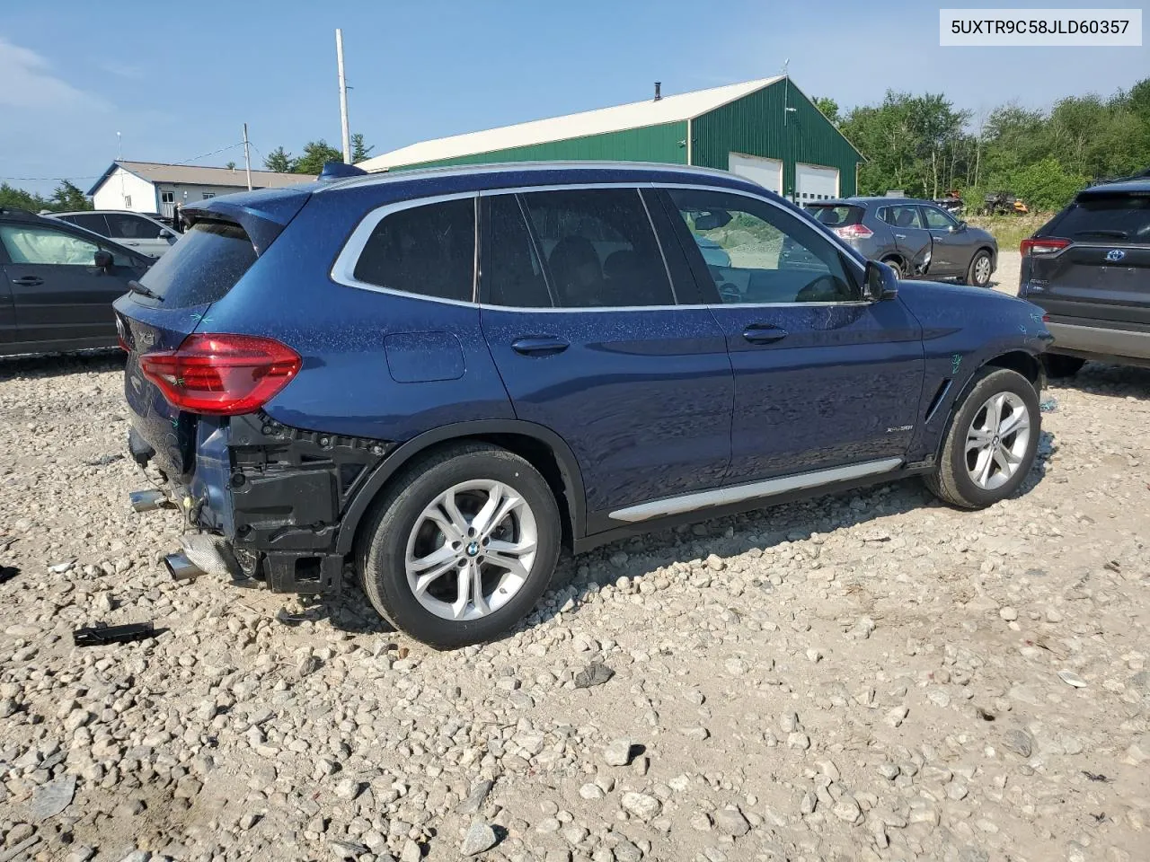 2018 BMW X3 xDrive30I VIN: 5UXTR9C58JLD60357 Lot: 58679764