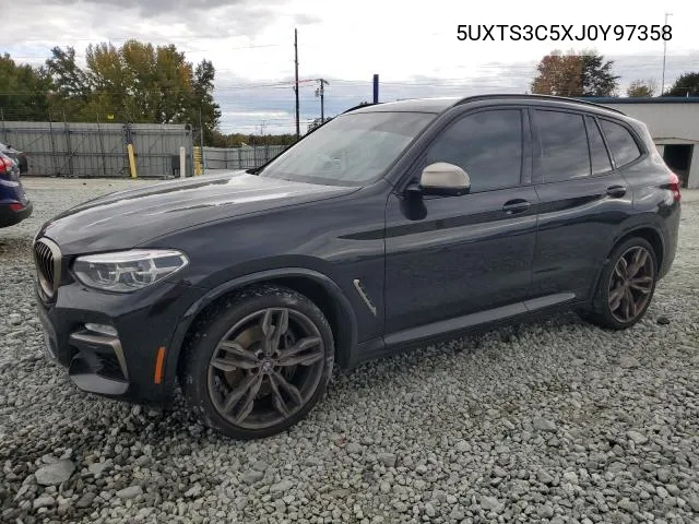 5UXTS3C5XJ0Y97358 2018 BMW X3 xDrivem40I