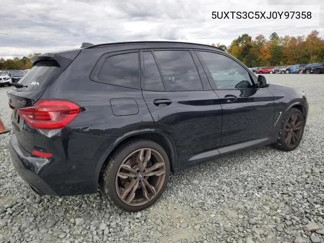 5UXTS3C5XJ0Y97358 2018 BMW X3 xDrivem40I