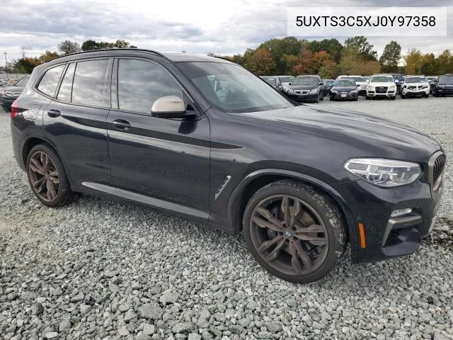 5UXTS3C5XJ0Y97358 2018 BMW X3 xDrivem40I