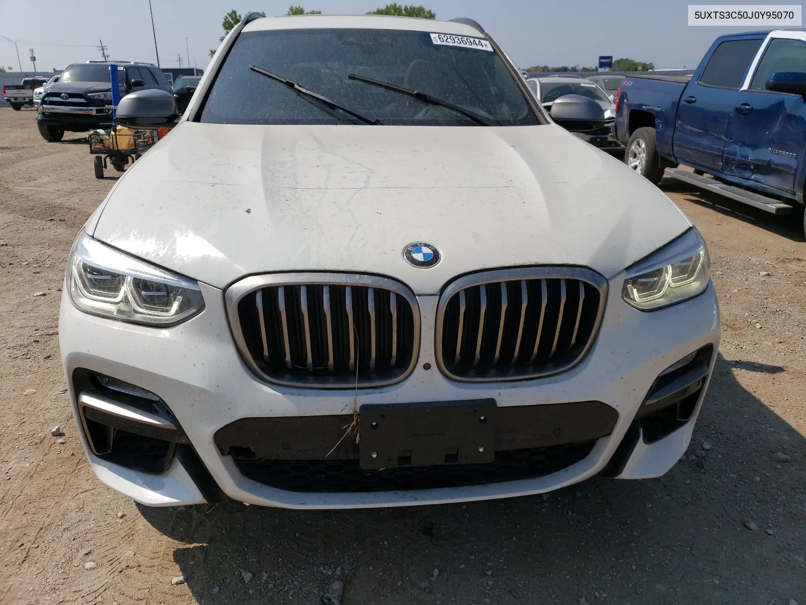 2018 BMW X3 xDrivem40I VIN: 5UXTS3C50J0Y95070 Lot: 62936944