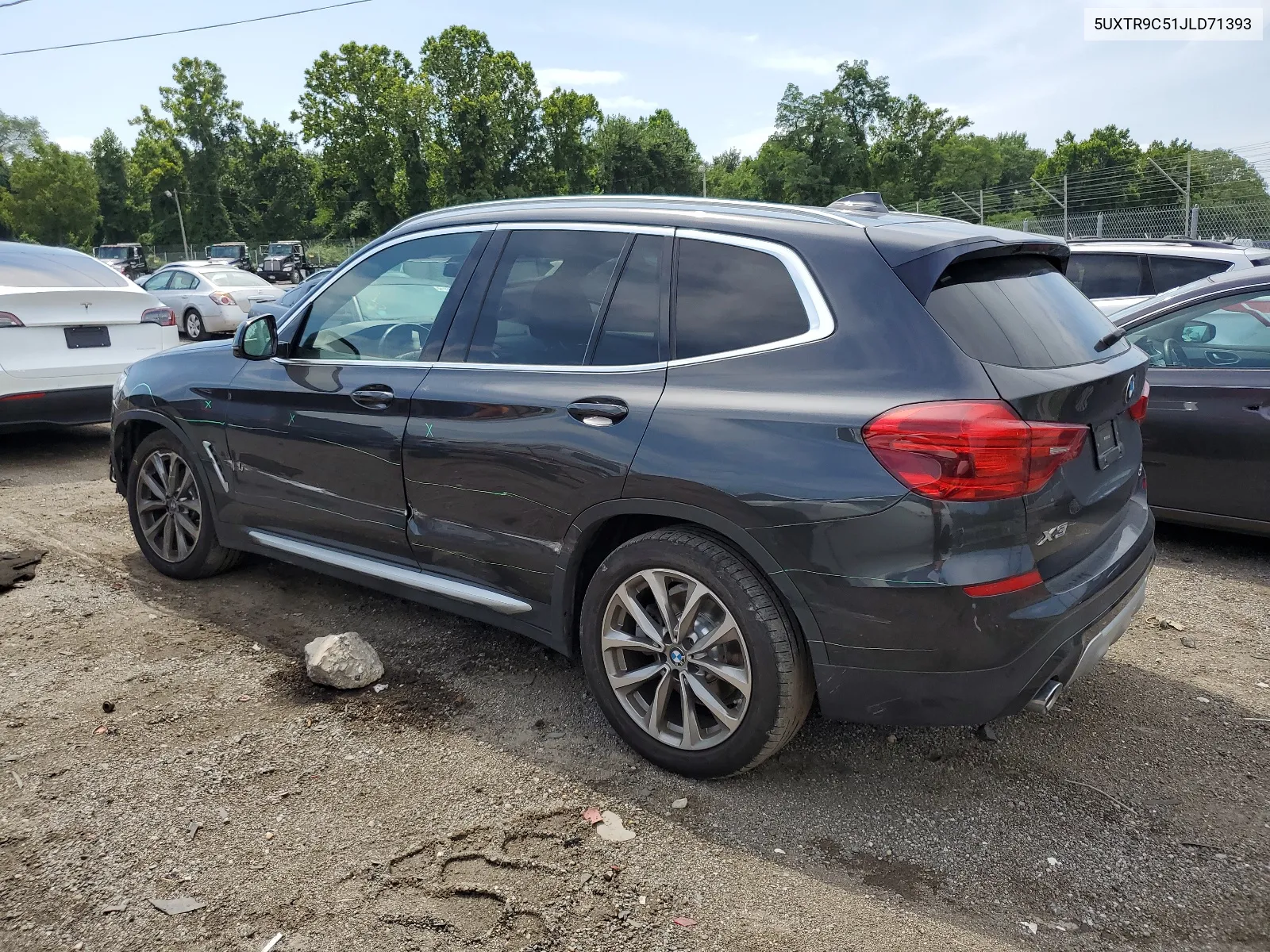 2018 BMW X3 xDrive30I VIN: 5UXTR9C51JLD71393 Lot: 63181754