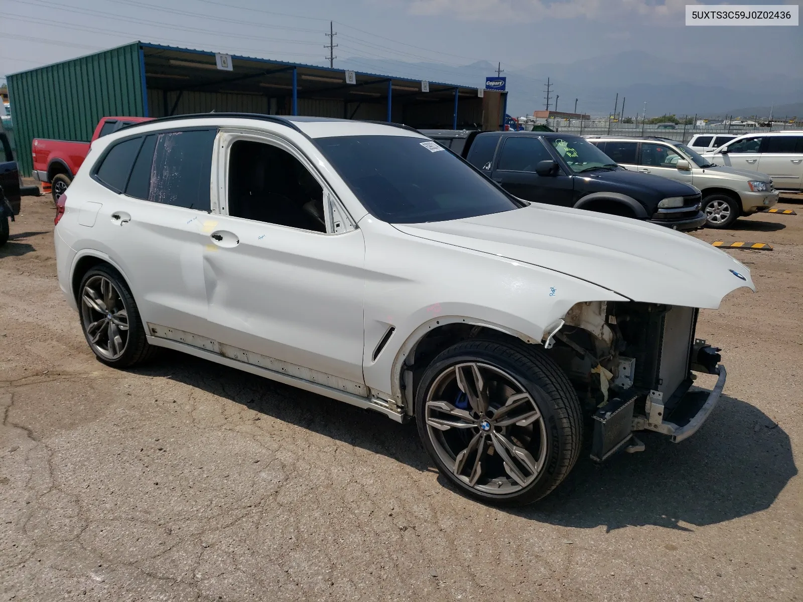 2018 BMW X3 xDrivem40I VIN: 5UXTS3C59J0Z02436 Lot: 63992214