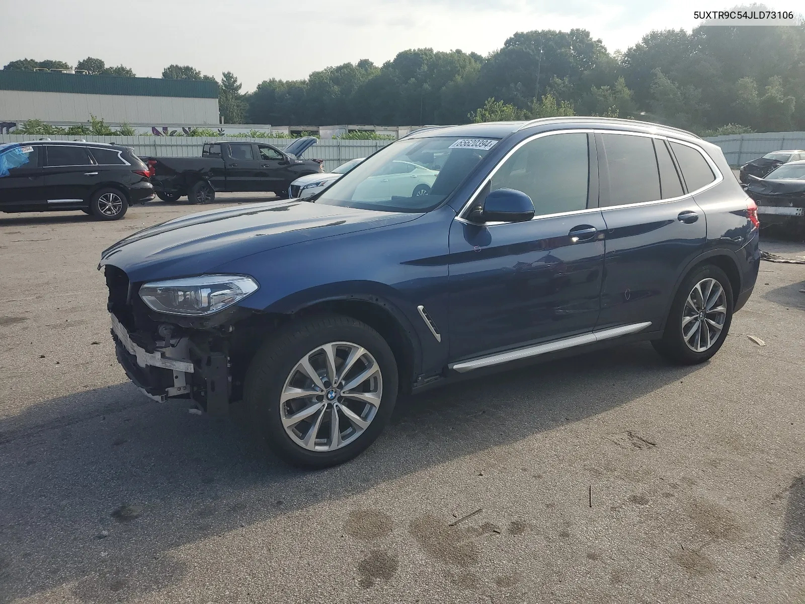 2018 BMW X3 xDrive30I VIN: 5UXTR9C54JLD73106 Lot: 65620394