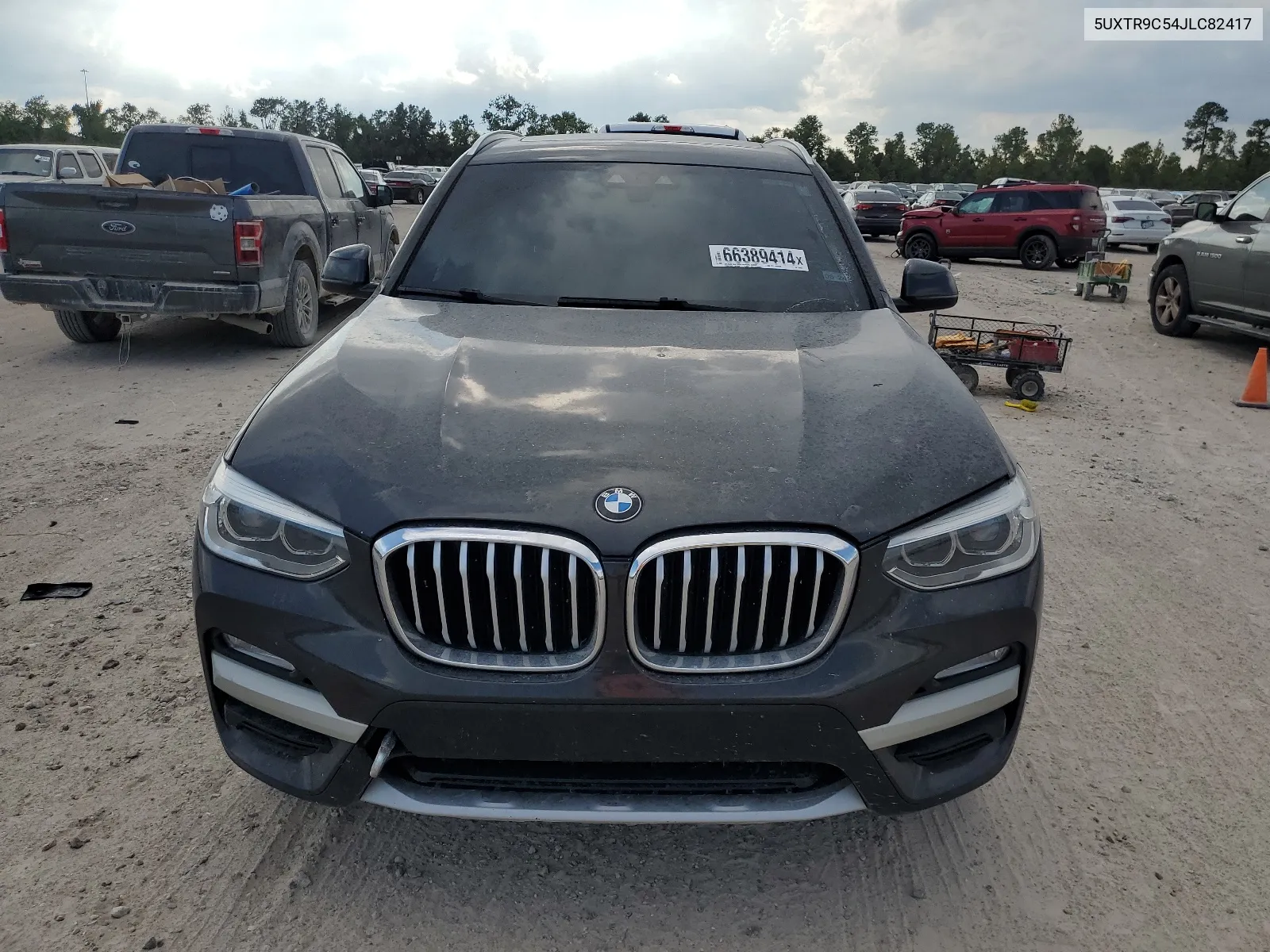 2018 BMW X3 xDrive30I VIN: 5UXTR9C54JLC82417 Lot: 66389414