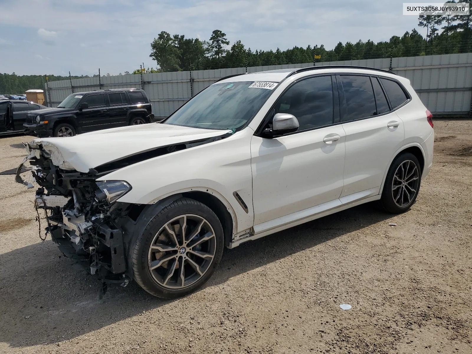 5UXTS3C58J0Y93910 2018 BMW X3 xDrivem40I