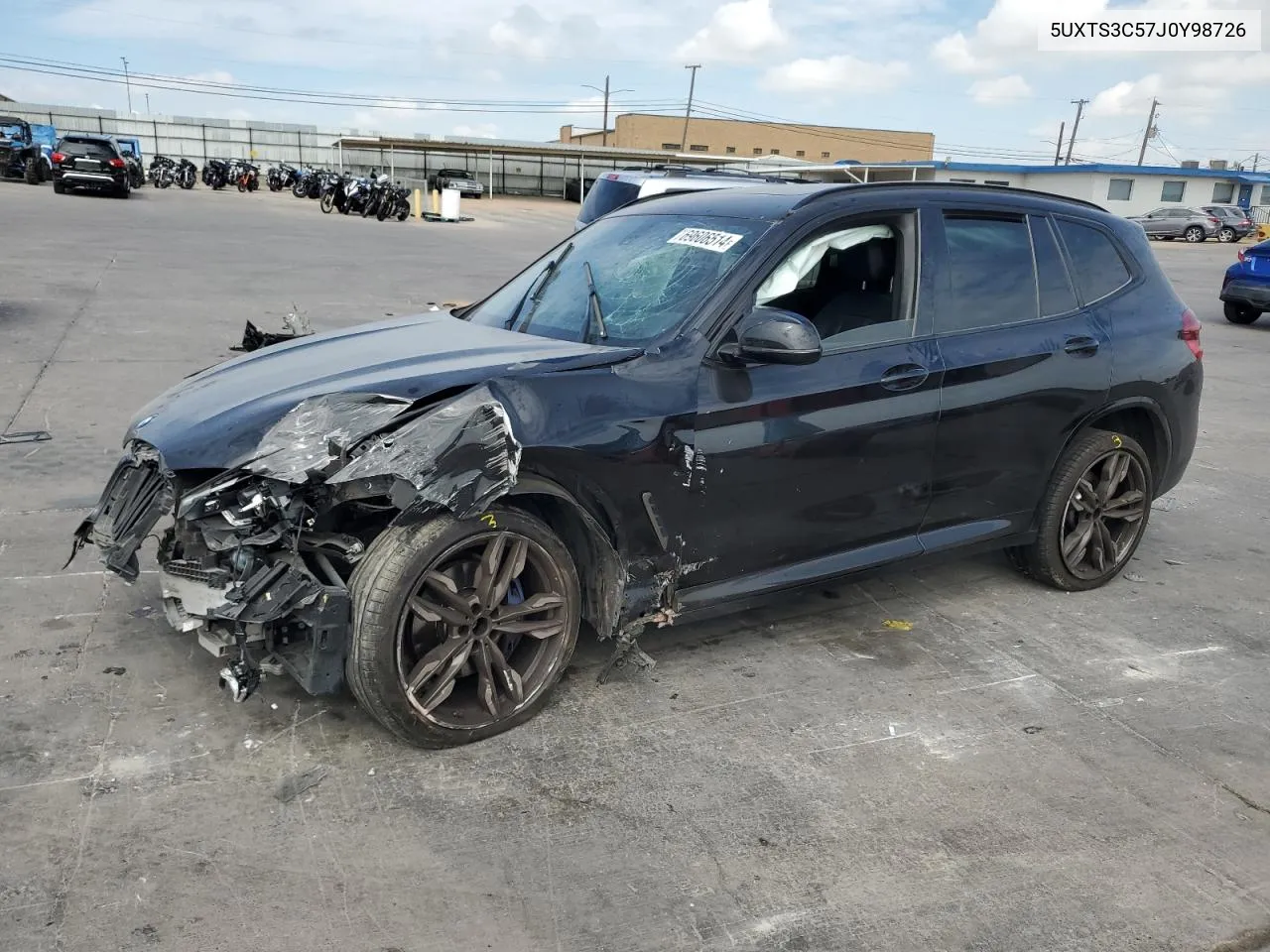 5UXTS3C57J0Y98726 2018 BMW X3 xDrivem40I