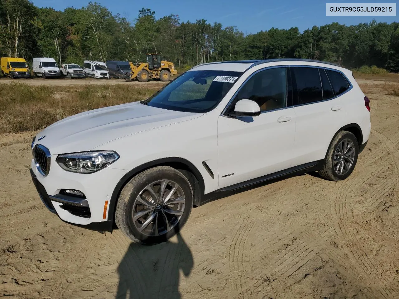 2018 BMW X3 xDrive30I VIN: 5UXTR9C55JLD59215 Lot: 70008374