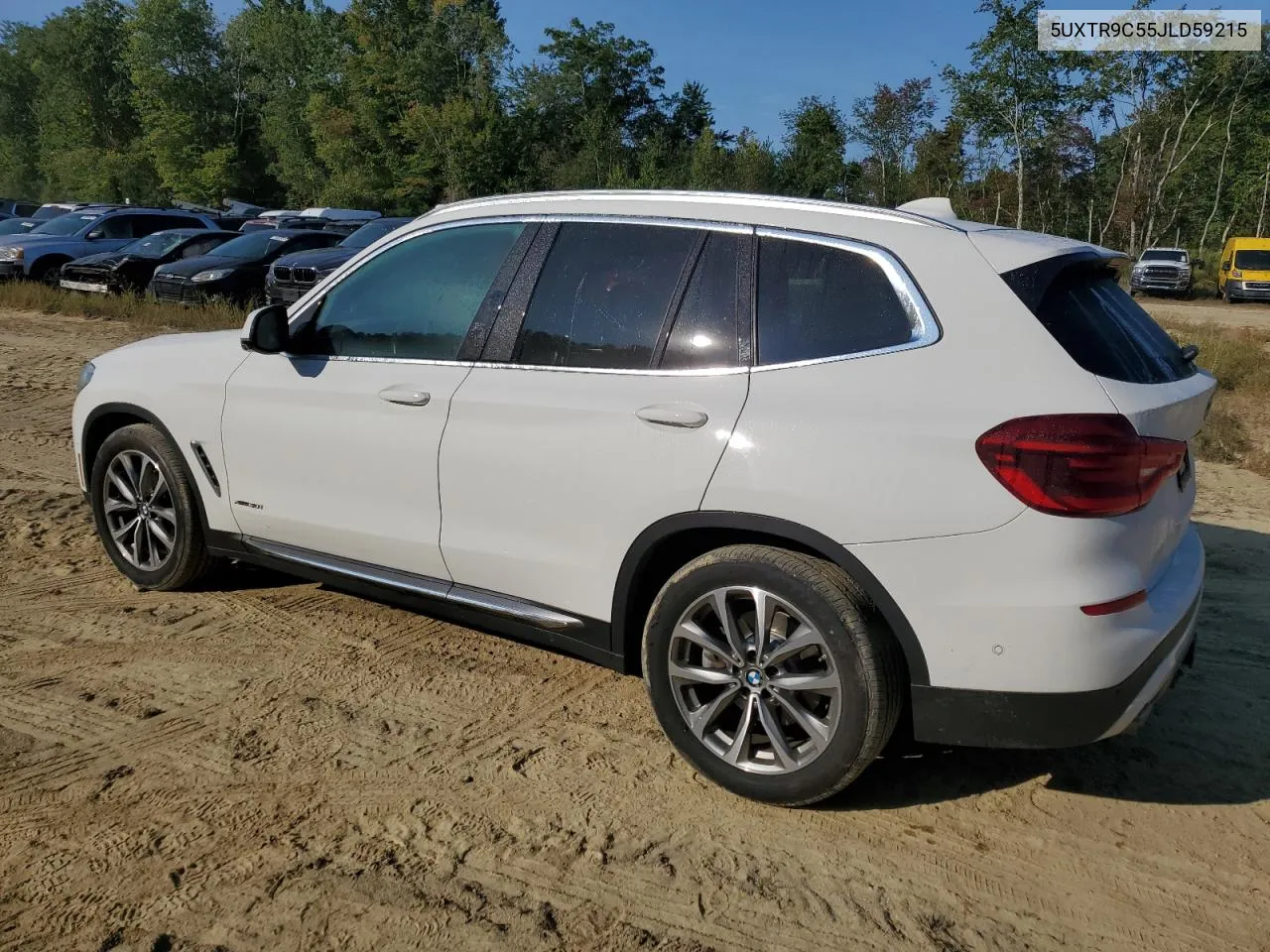 2018 BMW X3 xDrive30I VIN: 5UXTR9C55JLD59215 Lot: 70008374