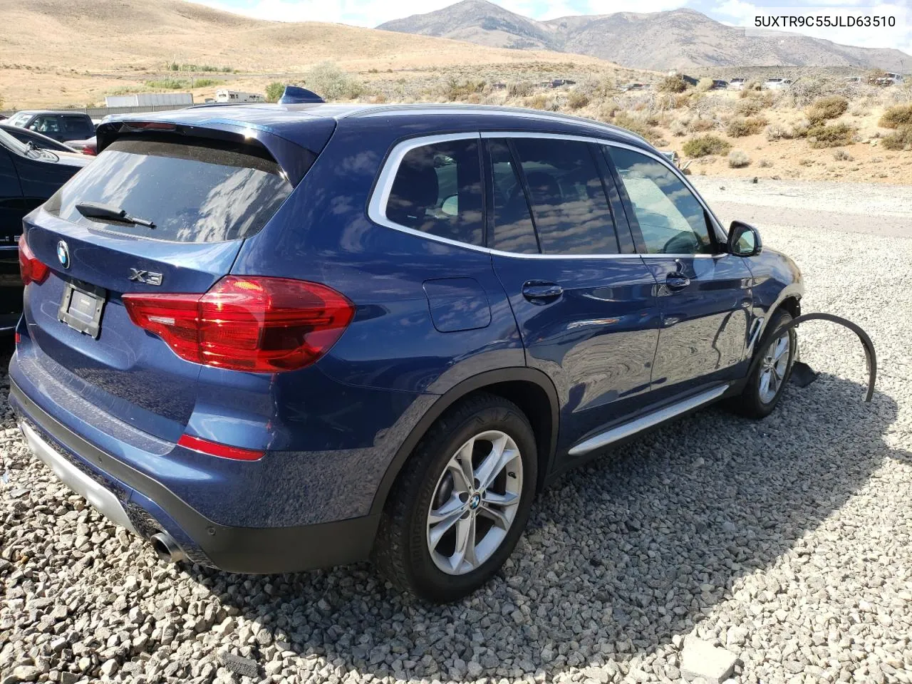 2018 BMW X3 xDrive30I VIN: 5UXTR9C55JLD63510 Lot: 70275594