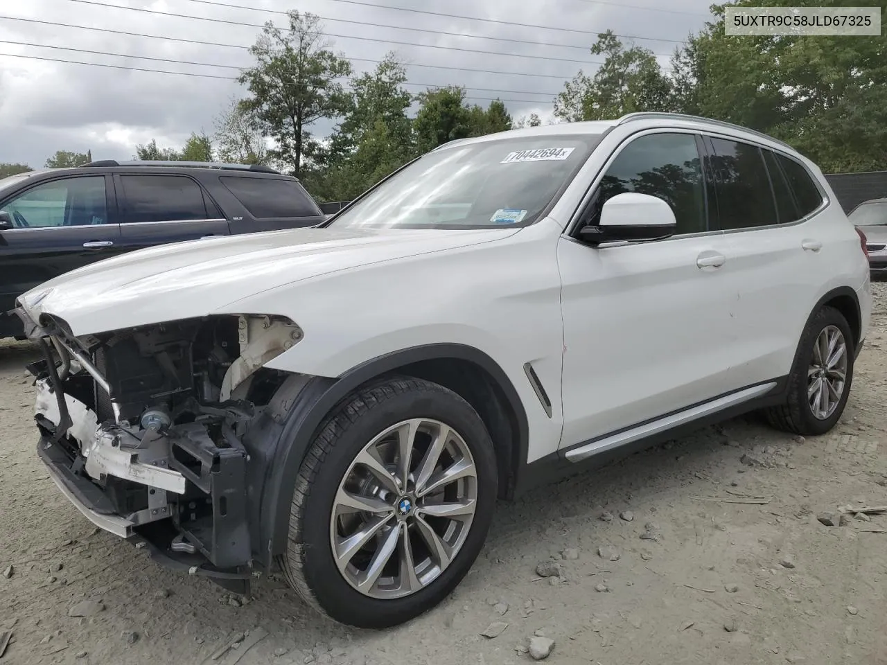 2018 BMW X3 xDrive30I VIN: 5UXTR9C58JLD67325 Lot: 70442694