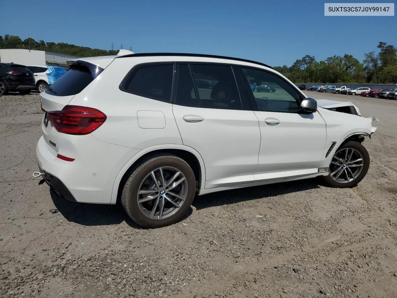 5UXTS3C57J0Y99147 2018 BMW X3 xDrivem40I