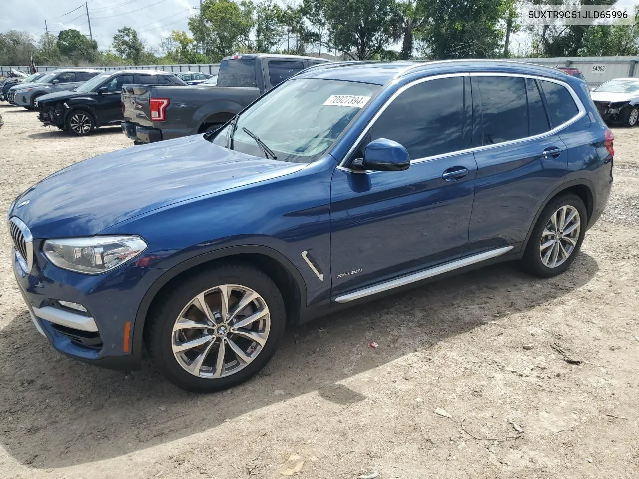 5UXTR9C51JLD65996 2018 BMW X3 xDrive30I