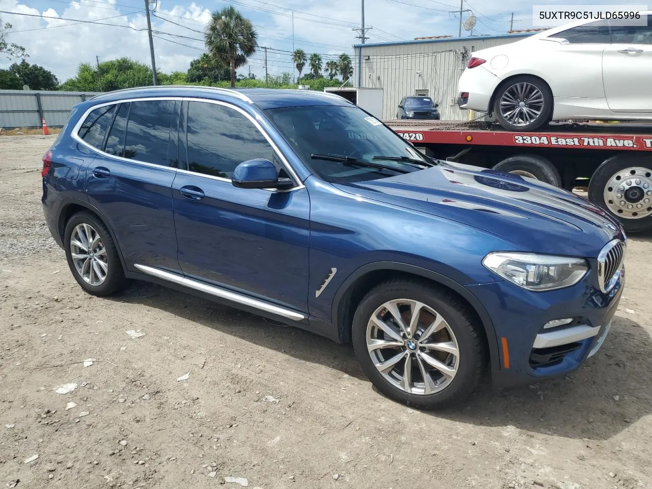 2018 BMW X3 xDrive30I VIN: 5UXTR9C51JLD65996 Lot: 70927394