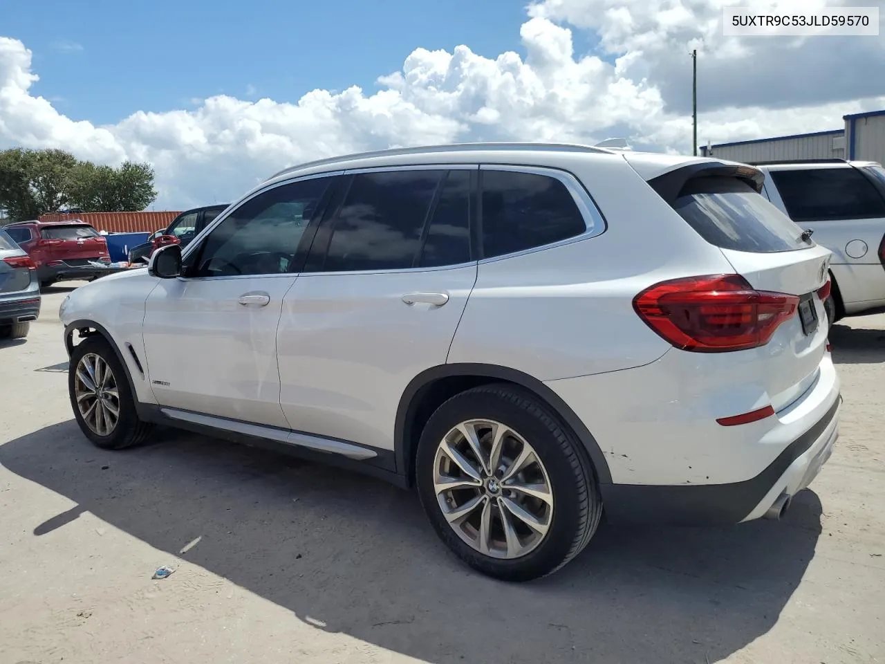 2018 BMW X3 xDrive30I VIN: 5UXTR9C53JLD59570 Lot: 71274234