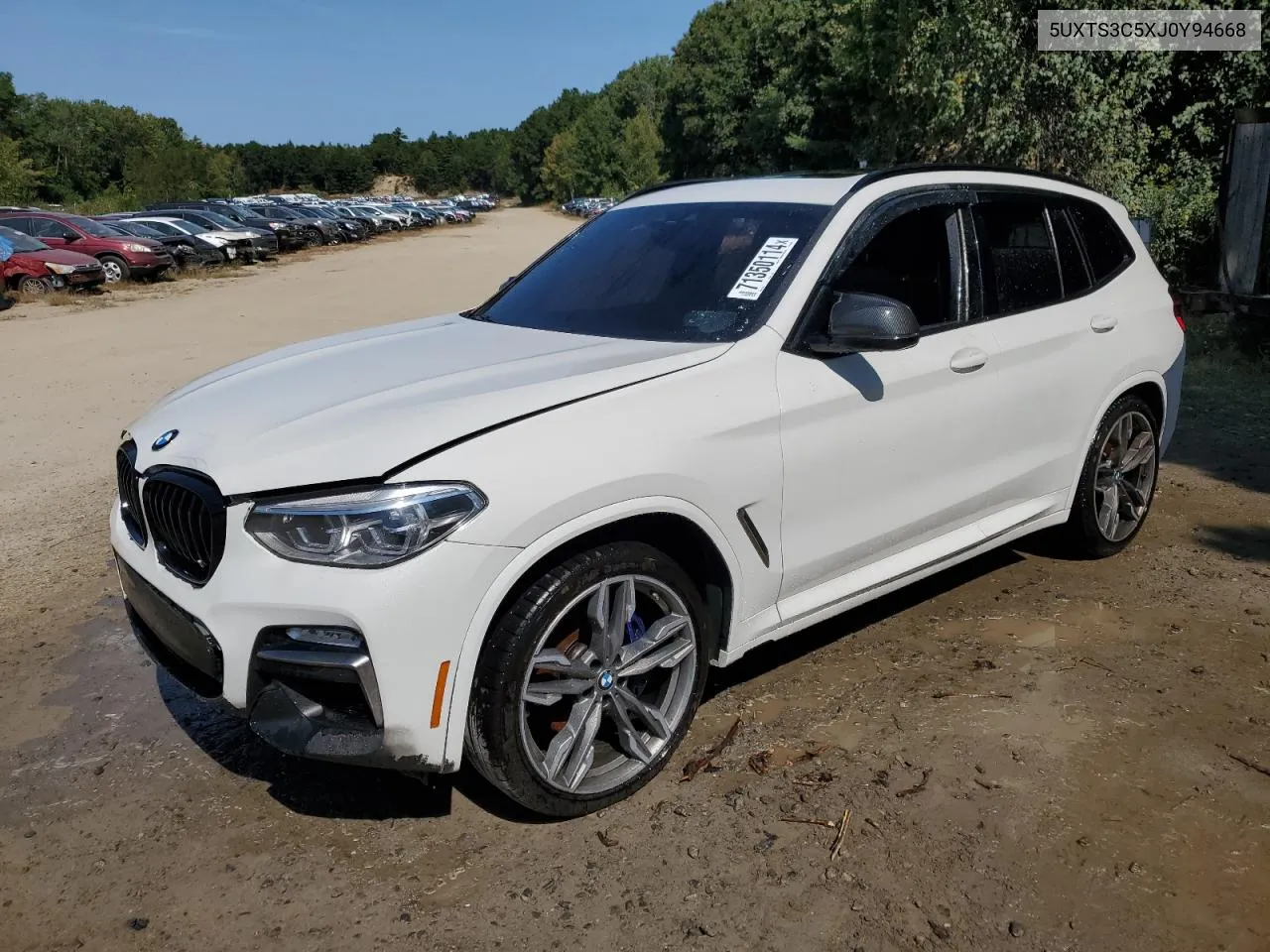 5UXTS3C5XJ0Y94668 2018 BMW X3 xDrivem40I